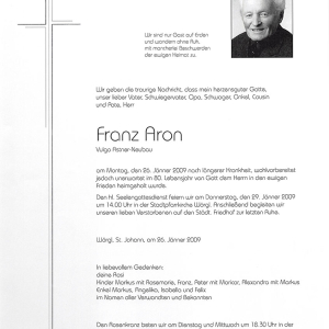 Aron Franz G